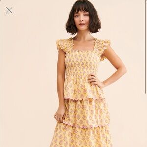 SAYLOR Teodora Tiered Maxi Dress